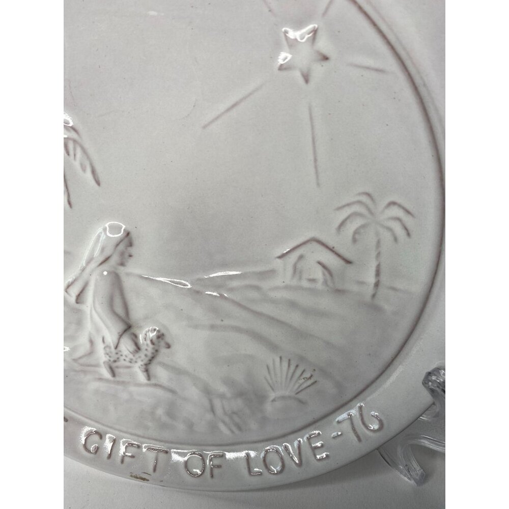 Frankoma 1976 Gift of Love XMas Plate
